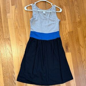dELiA*s Gray, Blue, and Black Kids Dress